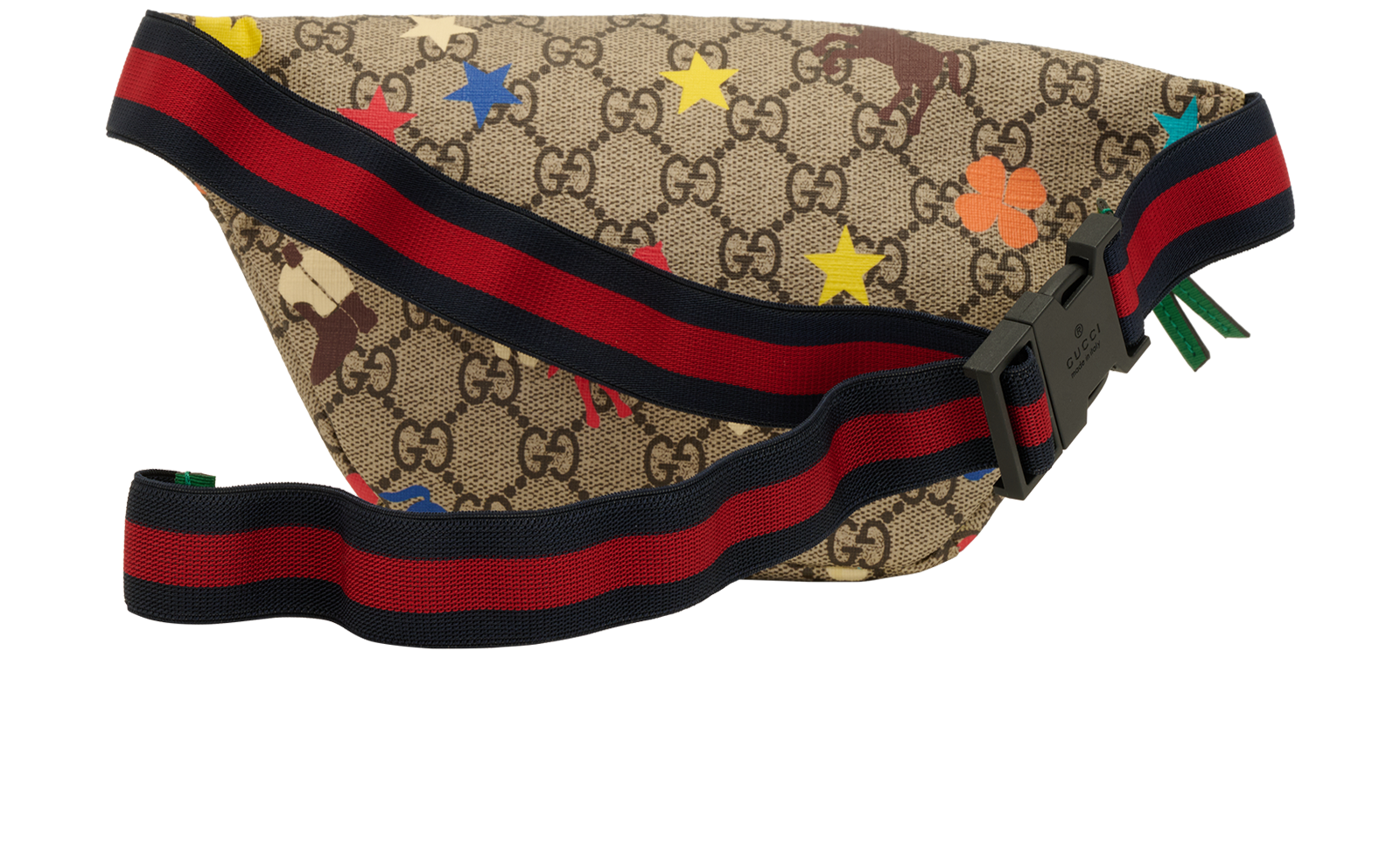 GG Ranch Belt Bag, &pound;280, Handbags, Beige, Canvas, Back view